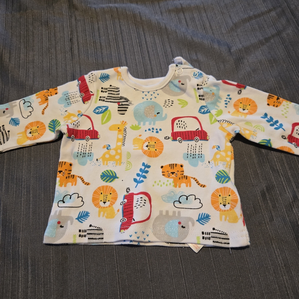 Colorful Animal Print Kids Shirt